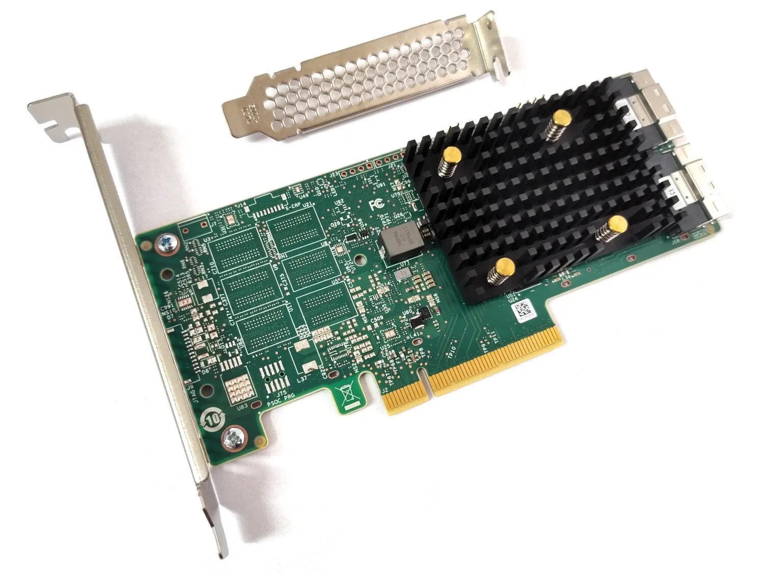 

Трехрежимный адаптер хост-шины Broadcom HBA 9500-16i 05-50077-02 SATA SAS + 2 кабеля