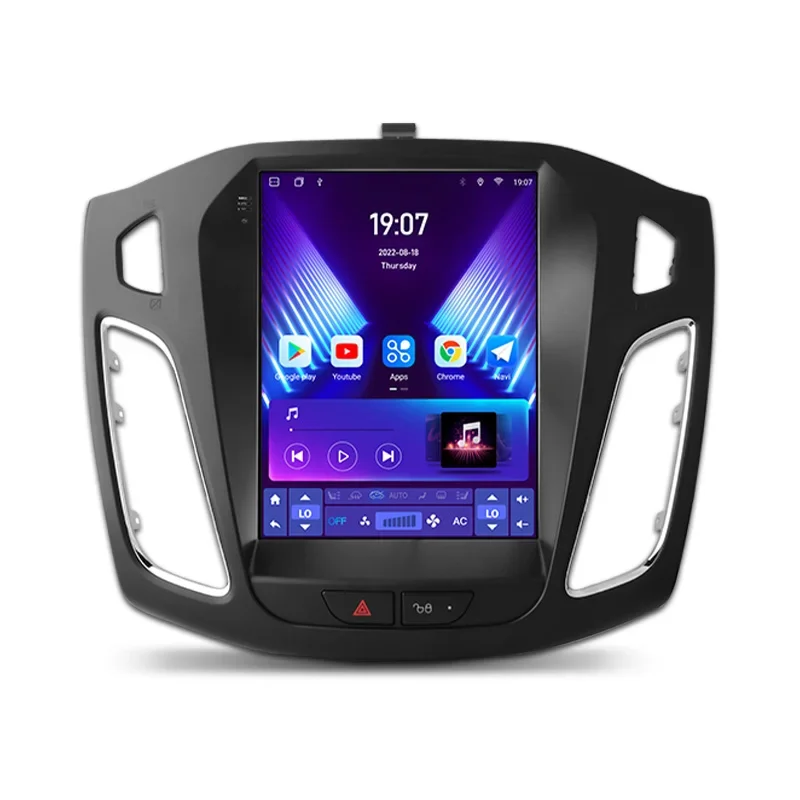 Rádio do carro para Ford Focus Mk 3 2011-2019, Leitor de Vídeo Multimídia, Android 12 Carplay, Auto