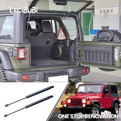 For Jeep Wrangler TJ 1997-2006 2pcs Rear Trunk Tailgate Strut Boot Lift Support Bars Car Rear Windows Gas Dampers Rod 55076310AB