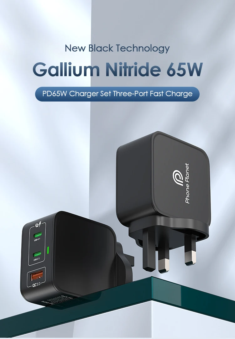 

65W UK GaN USB C Charger Quick Charge QC&PD 3.0 45W TyKpe C Fast USB Charger For iPhone 12-16 Pro Max Samsung MacBook