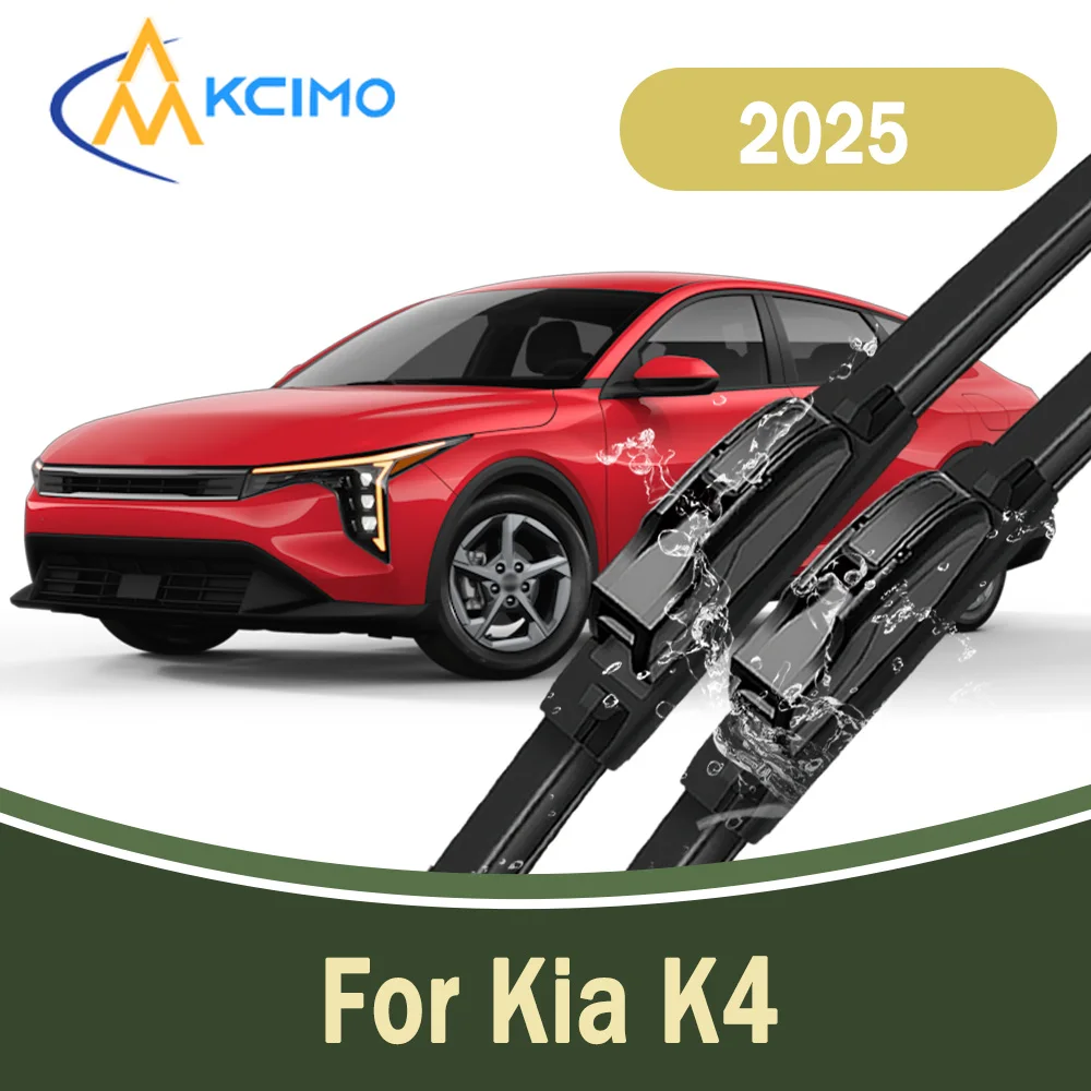 

All-Weather Front Windscreen Wiper Blades For Kia K4 2025 Long Lifespan High Quality Car Windshield Replacement Parts 2Pcs