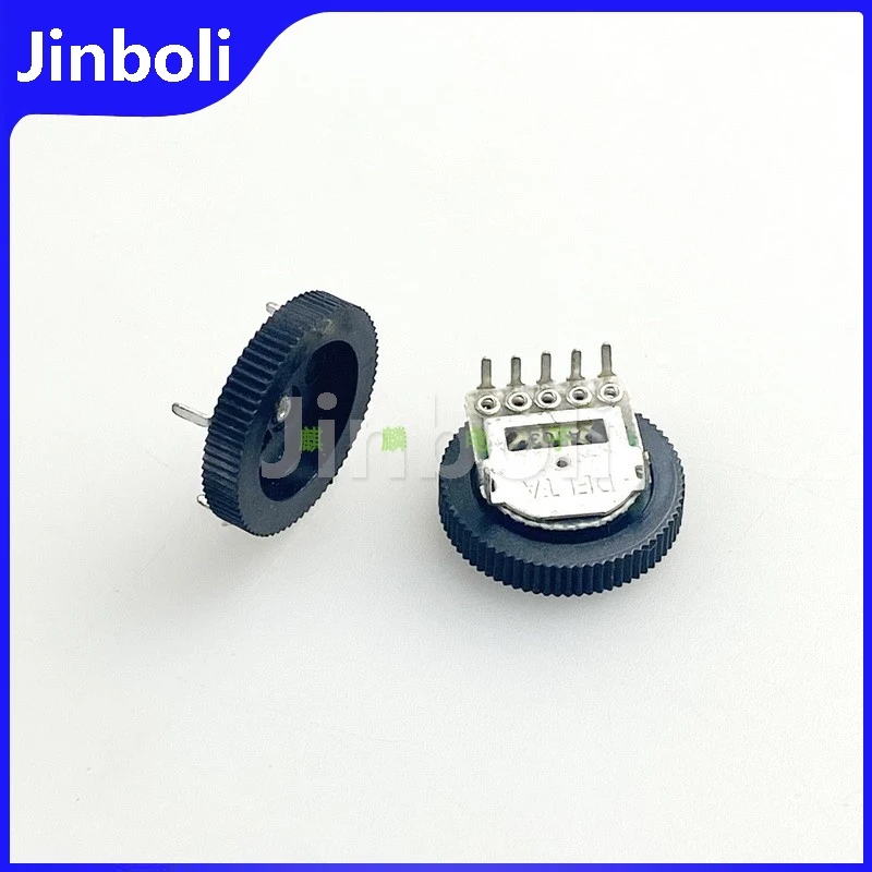 20PCS 16*3MM Dial Gear Potentiometer A10K A103 Duplex 5Pins Radio Volume Wire Control Volume Adjustment Switch