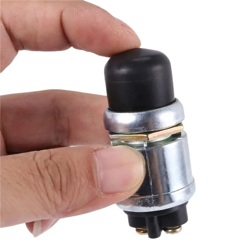 M93K-10X Engine Start Push Button Heavy-Duty Momentary Start Switch 12V Dc Weatherproof Push Button Start Switch(50 Amps)