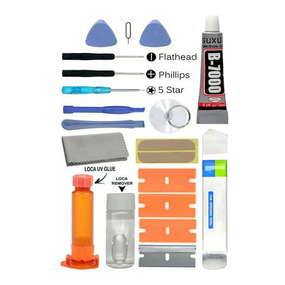 Ремонтный комплект для замены переднего стекла объектива с клейким экраном дисплея для Galaxy A01 A11 A21 A31 A41 A51 A71