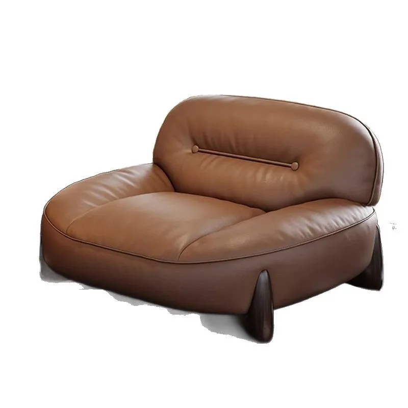 

Italian minimalist retro cowhide sofa