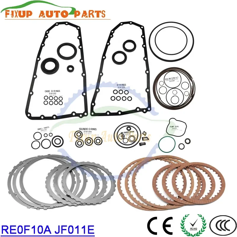 

RE0F10A JF011E CVT Transmission Overhaul Repair Kit Clutch Friction Steel Plates Sealing Rings Gasket For Nissan Mitsubishi Jeep