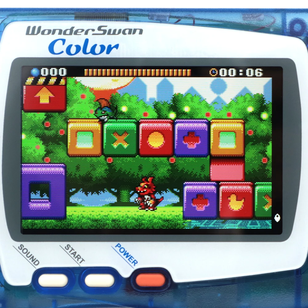 WSC Hightlight IPS LCD Màn Hình Bộ Độ Sáng Đèn Nền Cho Bandai Hệ WonderSwan Color Cho Kỳ Quan Thiên Nga Màu Sắc Tay Cầm Chơi Game