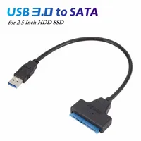USB 3.0 2.0 SATA Up To 6 Gbps 3 Cable Sata To USB 3.0 Adapter Support 2.5 Inch External HDD SSD Hard Drive 22 Pin Sata III Cable