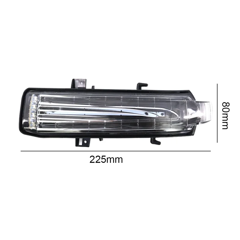 Right Rearview Mirror Light Dynamic Turn Signal LED Light Side Mirror Indicator for Mercedes Benz CLS Class W219 2009-11