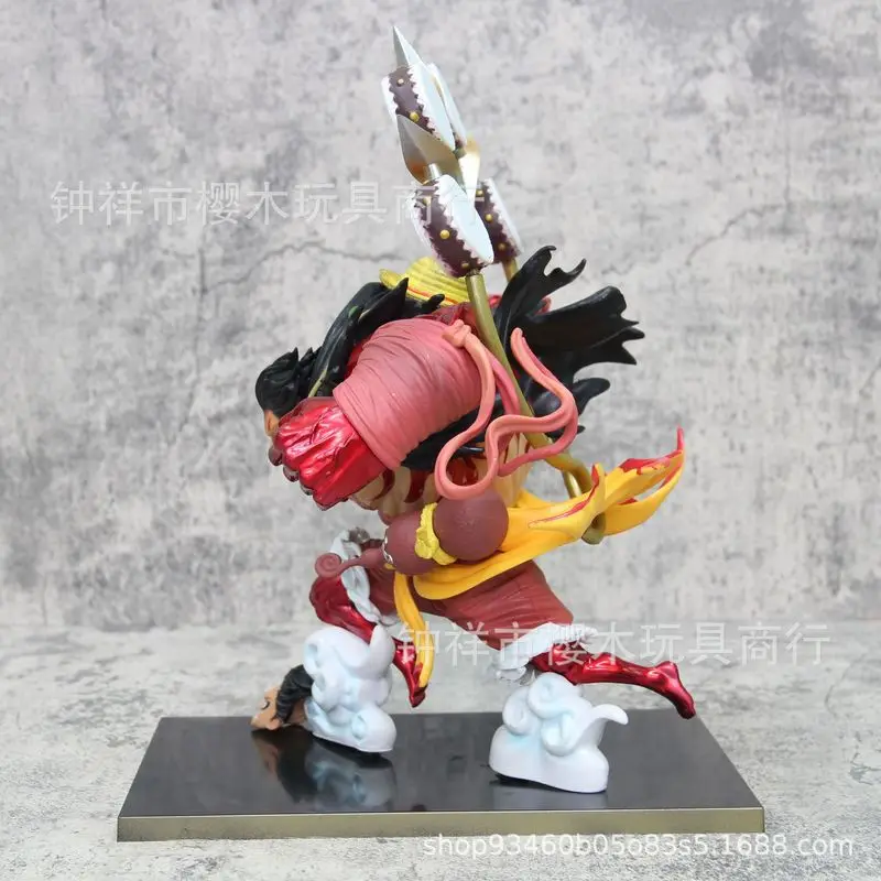 One Piece Luffy Gear 4, Interchangeable Face Figure, Boxed Model, Birthday Gift, Room Decor, Desktop Ornament view 5