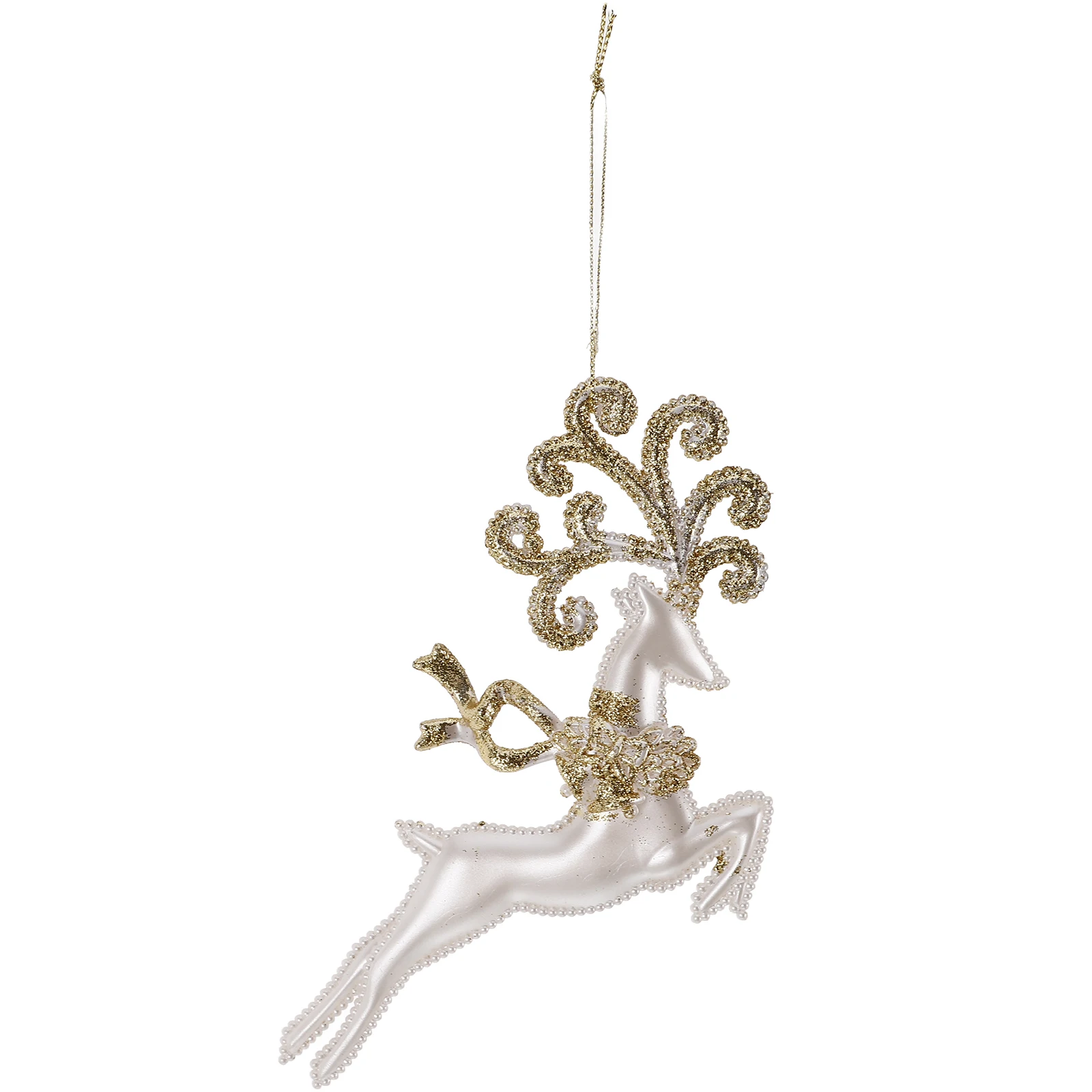 الرنة إِلْكَة عيد الميلاد معلقة حلية شجرة عيد الميلاد قلادة عطلة ديكور حفلات ديكور داخلي عيد الميلاد معلقة الغزلان