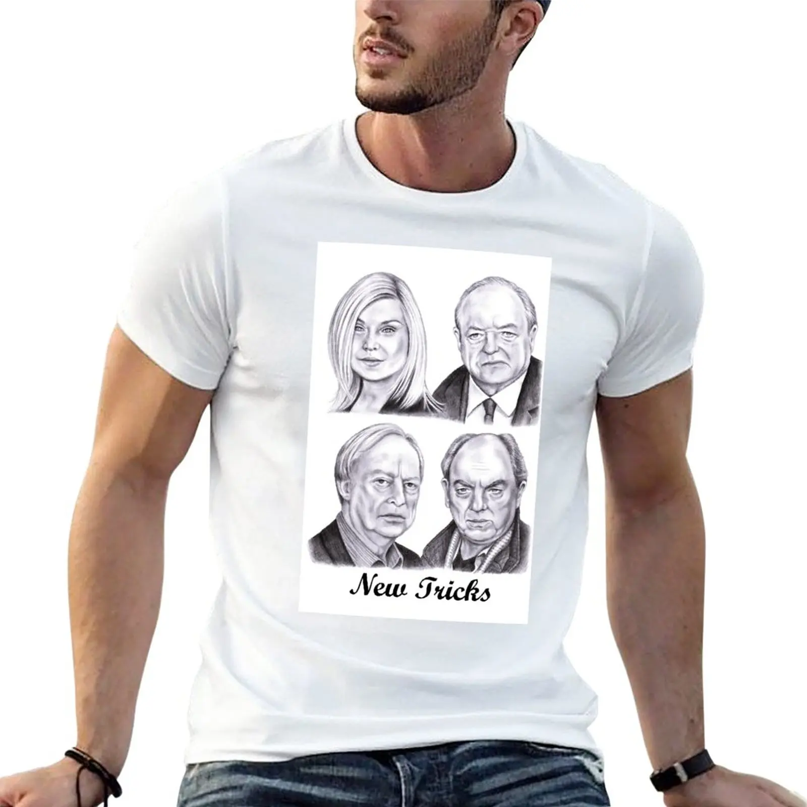 New New Tricks - The original cast T-Shirt shirts graphic tees summer tops summer top t shirt men