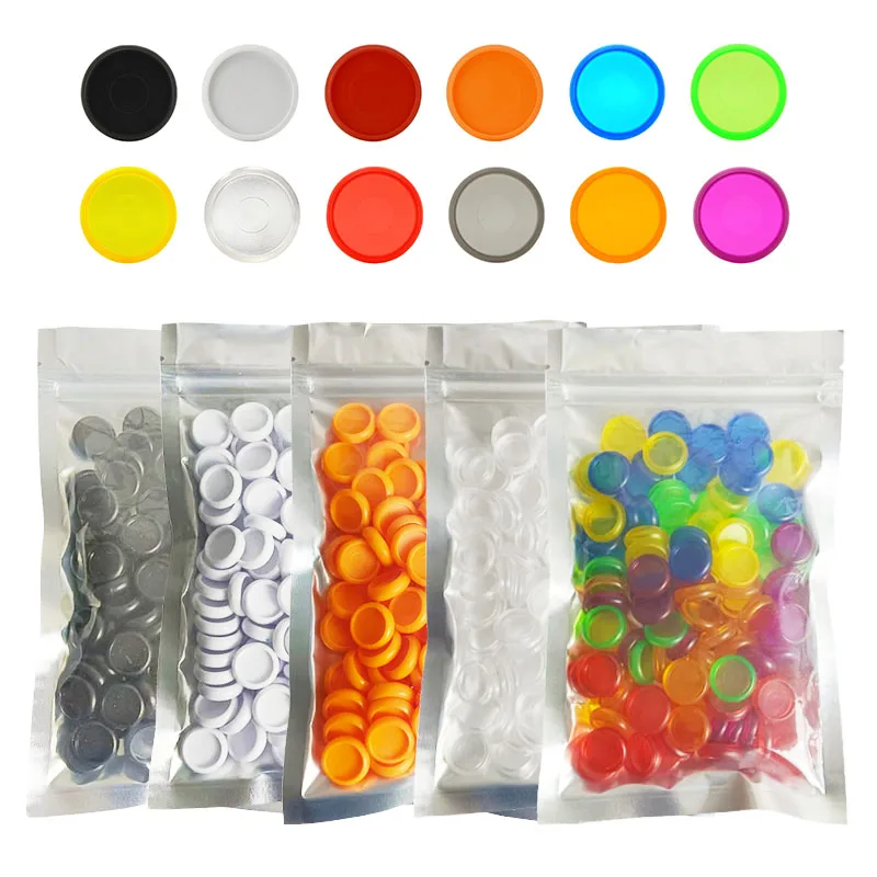 100pcs Loose-leaf Binding Buckle 15/18mm Loose-leaf Disc Notebook Album Idolatry Card Mushroom Hole Binding Ring Disc Bind Discs
