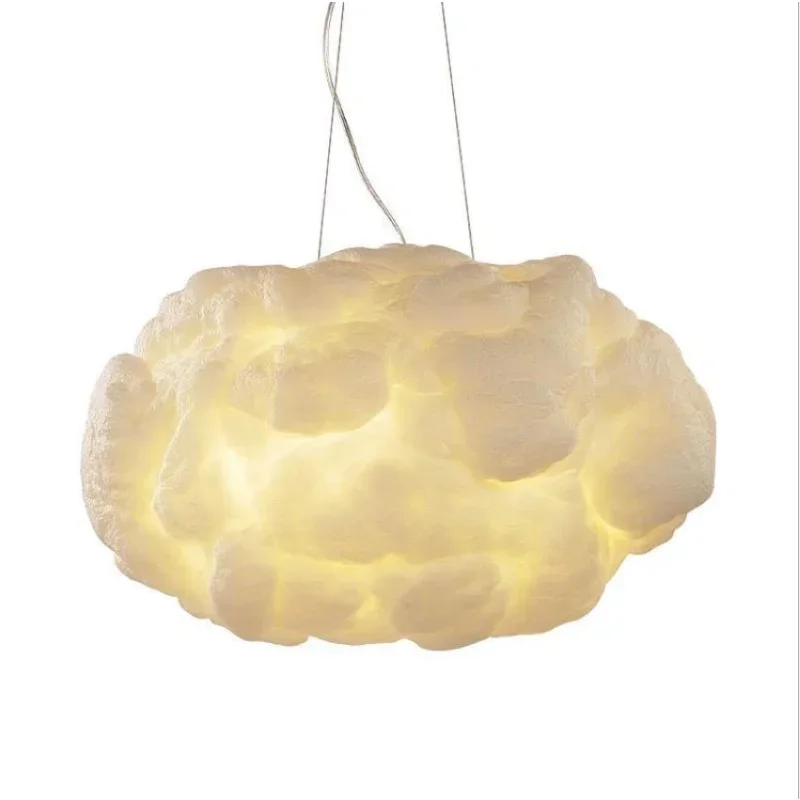 Modern Floating Cloud Led Chandelier Lighting White Cotton Living Room Led Chandeliers Lamp Dining Room Hanging Lights Fixtures