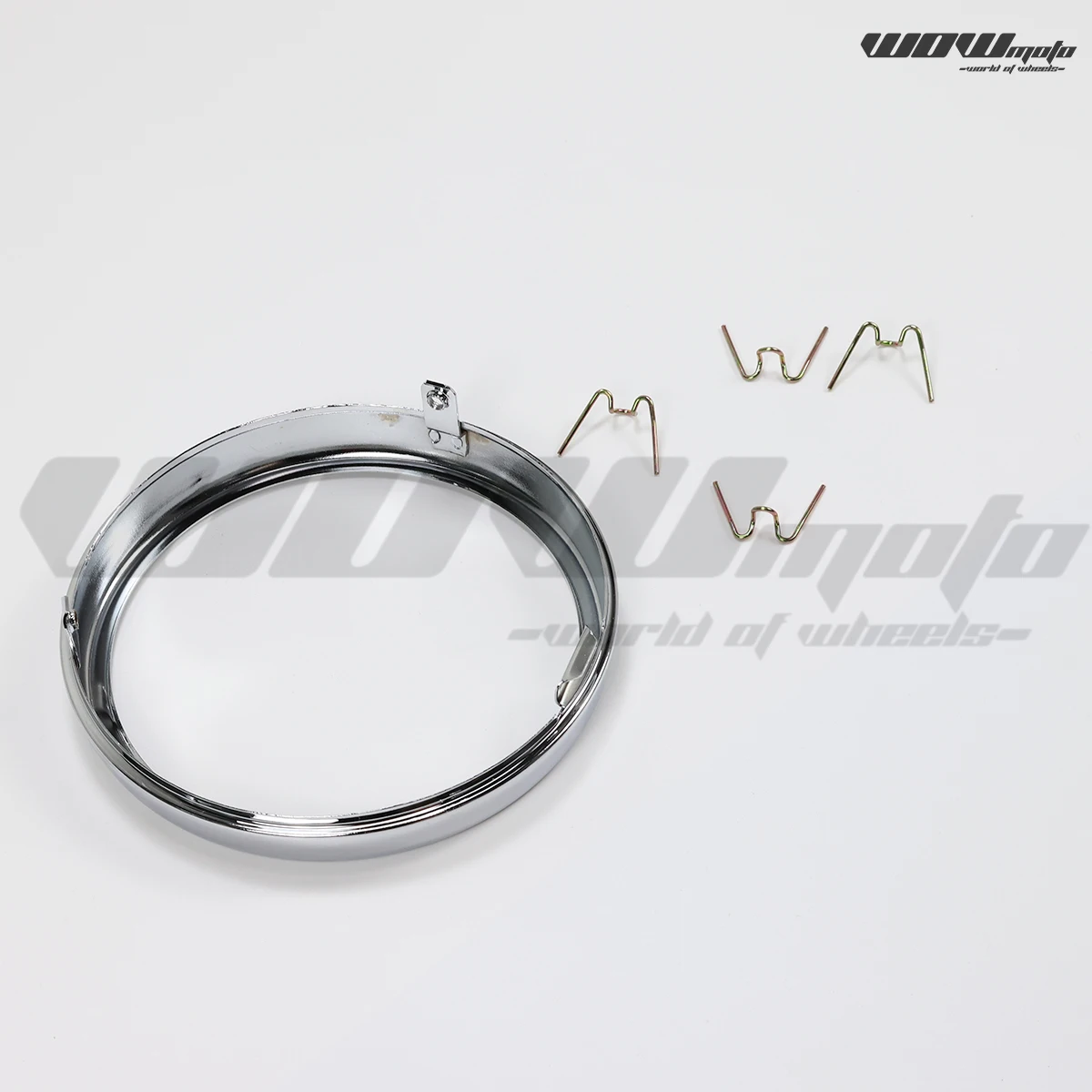 Mini Moto 6in Headlight Decorative Ring Cover For CT70 | Aluminum Alloy Trim For CT90 XL175 | Custom Motorcycle Lighting Parts