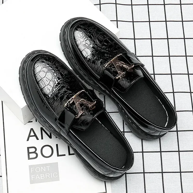 Male Casual Shoe Loafers Fashion 2024 Men\'s Leather Shoes Pu 2024 New Arrivals On Sale Cheap Clearance New In Summer Adults