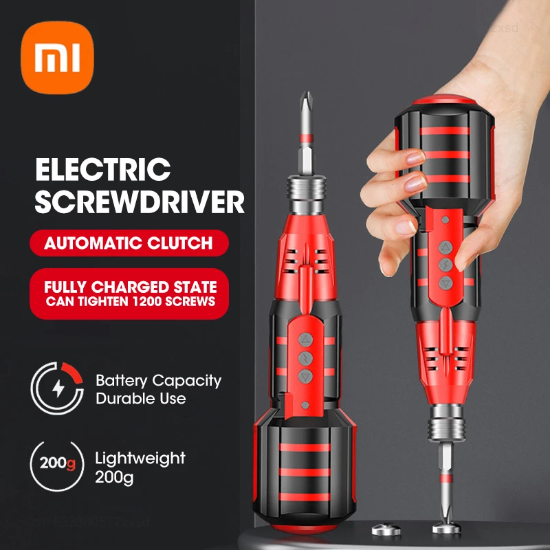 Xiaomi 4.2V Electric Screwdriver Set Multifunction Electric Pen 5Nm Wireless Screwdriver 1500mAh Rechargeable Repair Power Tools