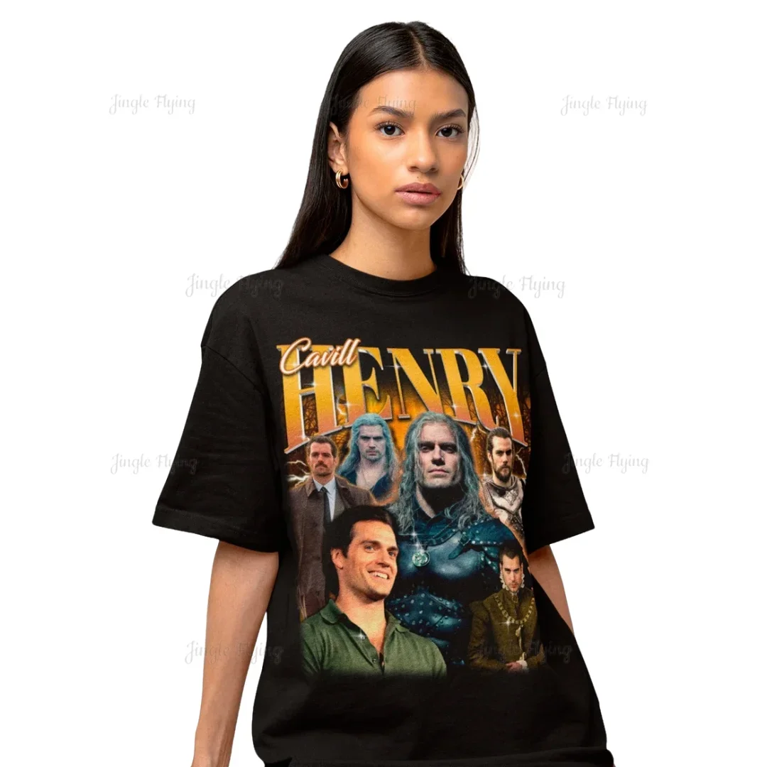 Retro Henry Cavill Shirt Sweatshirt Gift Bootleg T-Shirt