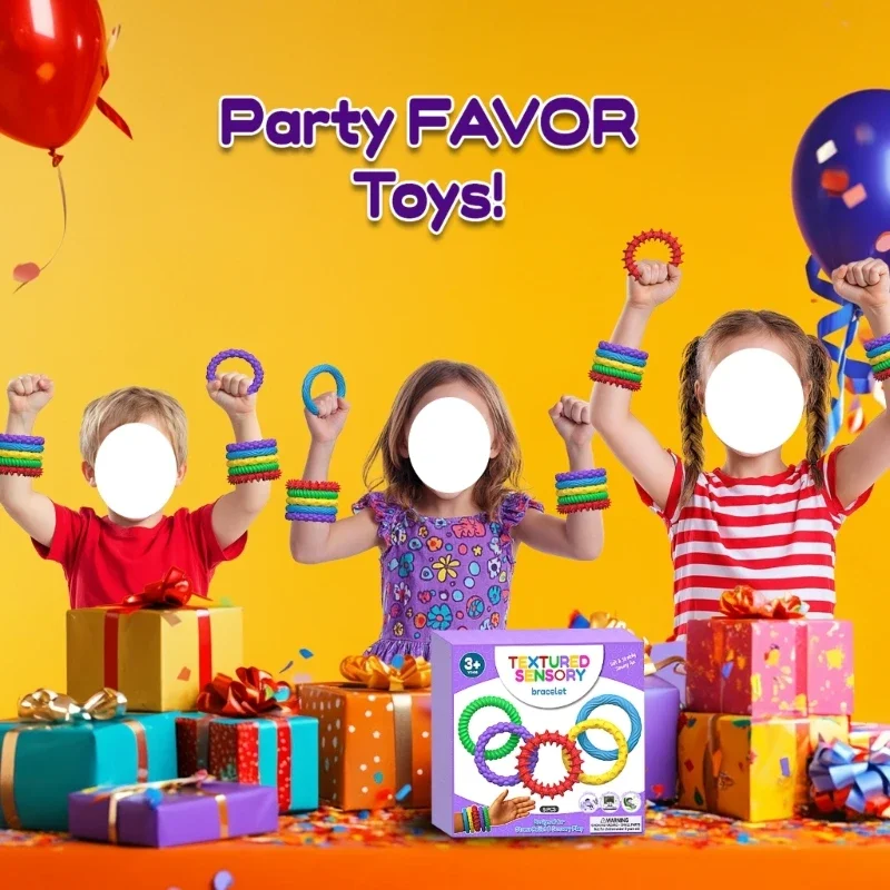 Multicolored Elastomer Fiddle Wristband Flexible Permanent Plan Transportable Unwinding Tool For Adults Teens 15UB