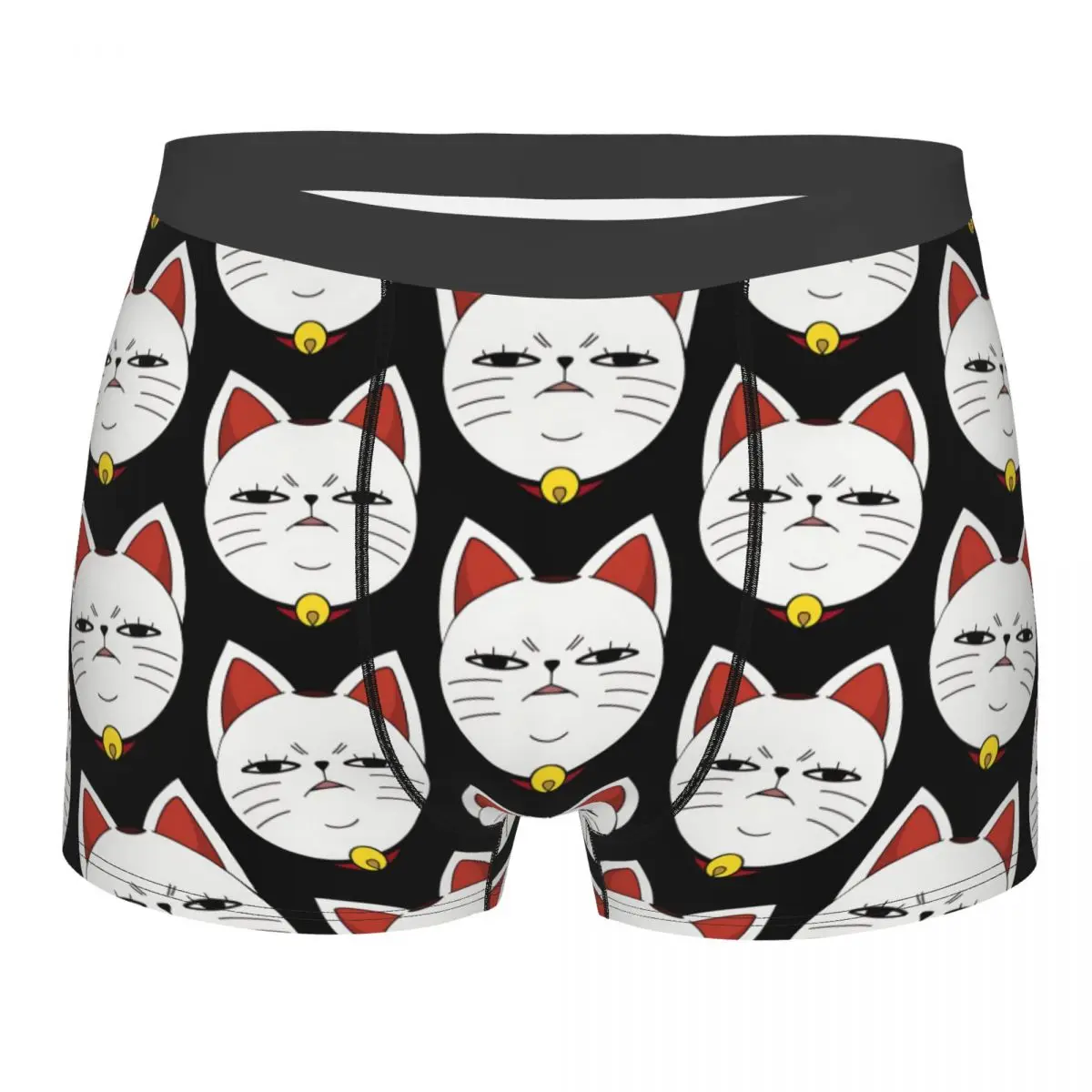 

Мужское нижнее белье Emote Turbo Granny Cat Dandadan, трусы-боксеры с юмором, шорты, трусы Homme, полиэстеровые трусы