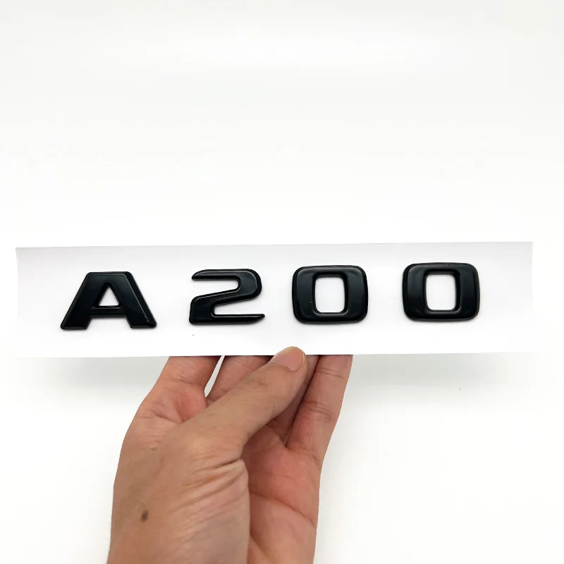3D 文字 A180 A200 A220 A250 A260 A180d A220d 4Matic ABS エンブレムメルセデスベンツ A W176 W177 車のトランクリアロゴステッカー