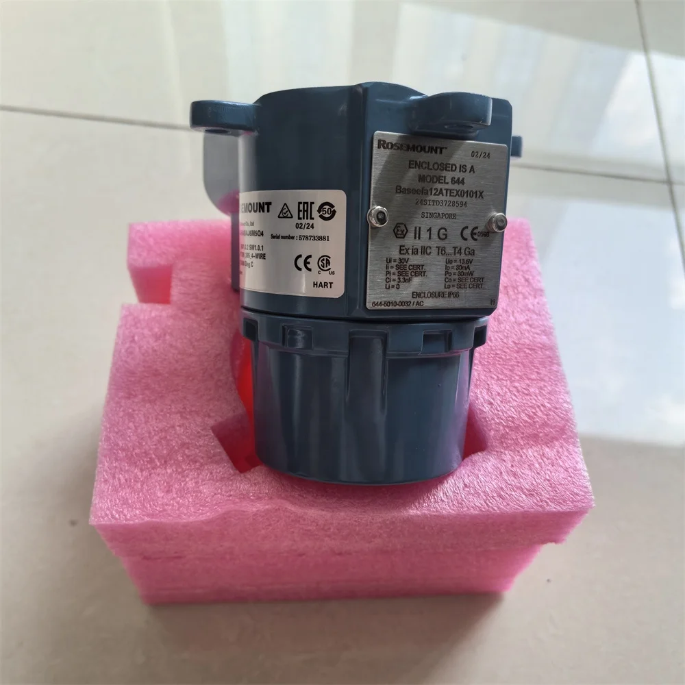 New Emerson 644 Rosemounts 4-20 mA /HART Temperature Transmitter 644HANAJ6M5Q4+