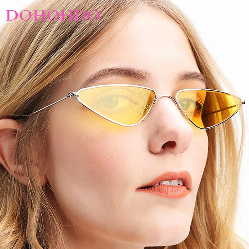 

Luxury Fashion Designer Cat Eye Metal Frame Women's Sunglasses Trending Brand Men's Sun Glasses Summer Traveling Eyewear UV400