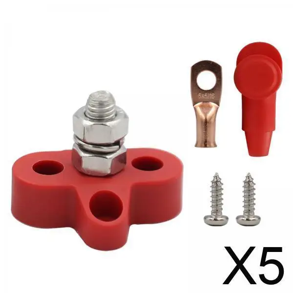 

Блок распределительных клемм из нержавеющей стали, комплект клемм распределения питания для тяжелых условий эксплуатации для автомобильных автофургонов