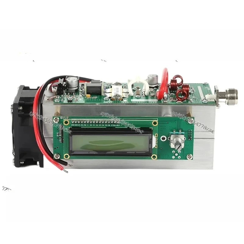 120W Dapat Disesuaikan 87.5-108MHz Pemancar FM Stasiun Radio Ham MP3 Presisi Tinggi Desain Perlindungan Penuh Mendukung Kartu SD