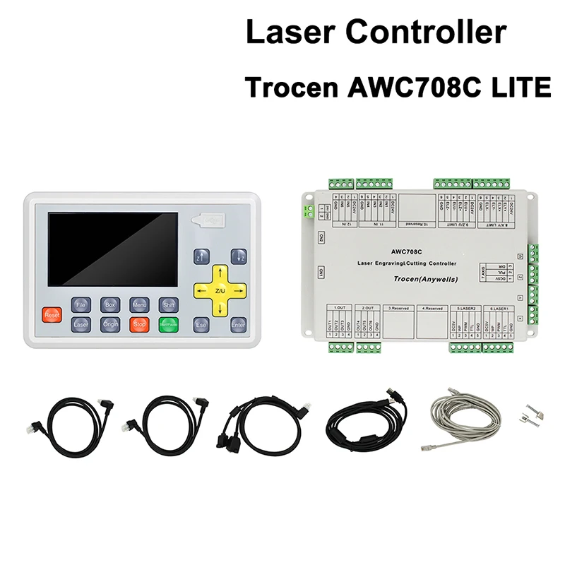 Trocen Anywells AWC708C LITE Laser Controller for Co2 Laser Engraving Cutting Machine Replace AWC608