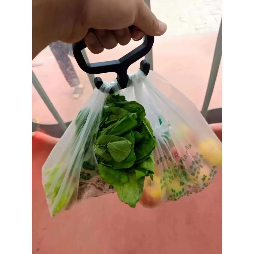 Grocery Fruit Bag Carrier 3D Printed Ergonomic Labor Saving Burden Reducing Heavy Duty Portable Supports Up To 15Kg For Shopping