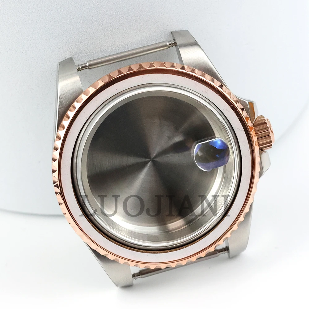

Hight Quality 40mm Watch Case 316L Steel For Seiko NH34 NH35 NH36 NH38 Movement Sapphire Glass Submariner Case Watch Accessories