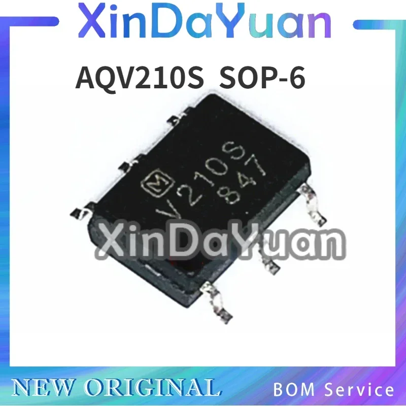 10 pcs  AQV210S V210S SOP-6  AQV210 Solid-state Relay