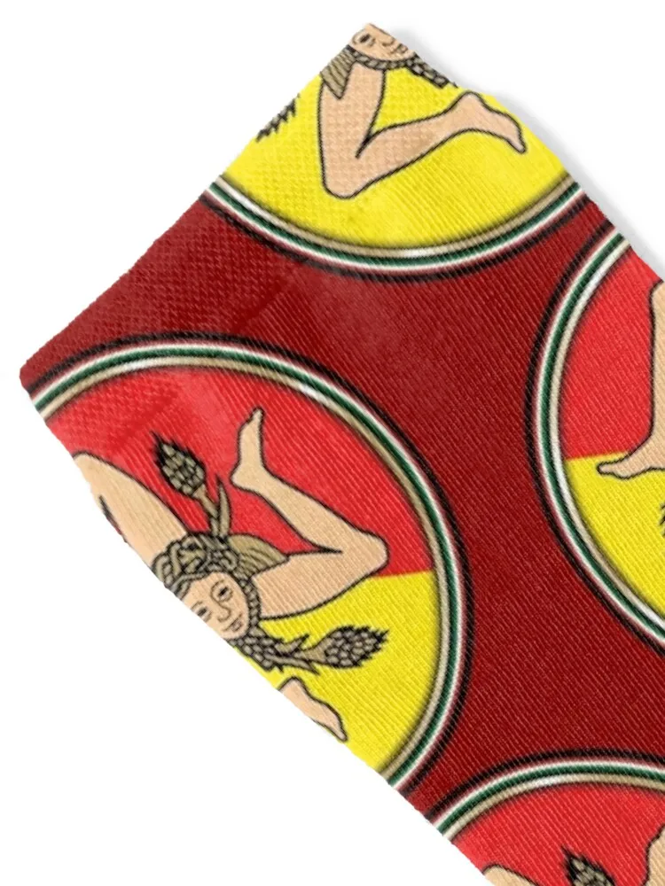 Sicilia Sicily flag coat of arms Socks