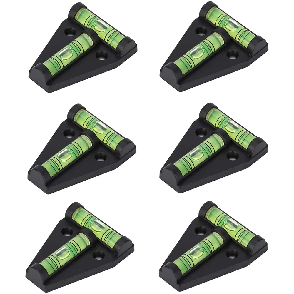 

6 Pack RV T Level, 2 Way T-Type Check Bubble Level for Caravan RV Trailer Machines Boat