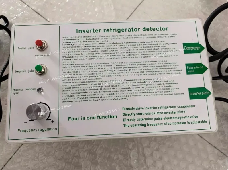 Refrigerator Inverter Board Tester 8 in 1 Multifunctional Compressor Detector Pulse Solenoid Valve Tool