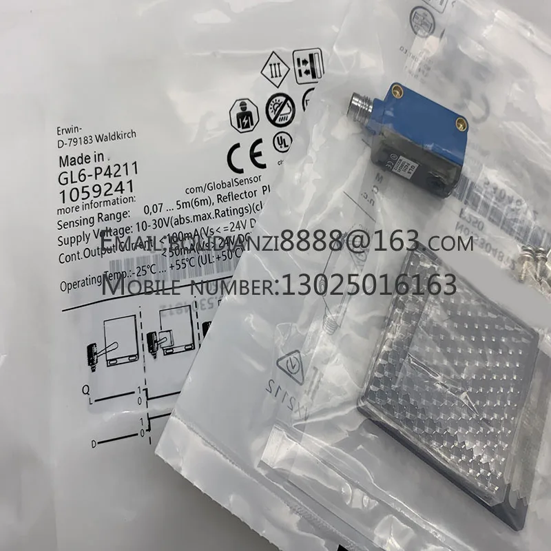 

The brand-new original sensor GL6-P4211/P4212/N4211/N4212 warranty for one year in stock