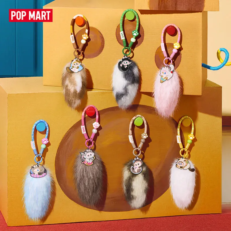 POPMART Labubu THE MONSTERS Cat Mode en Soporte Magnético para Teléfono, Serie Caja Sorpresa, Lindo Colgante Porr Power, Bolsa, Taza Térmica, Regalo