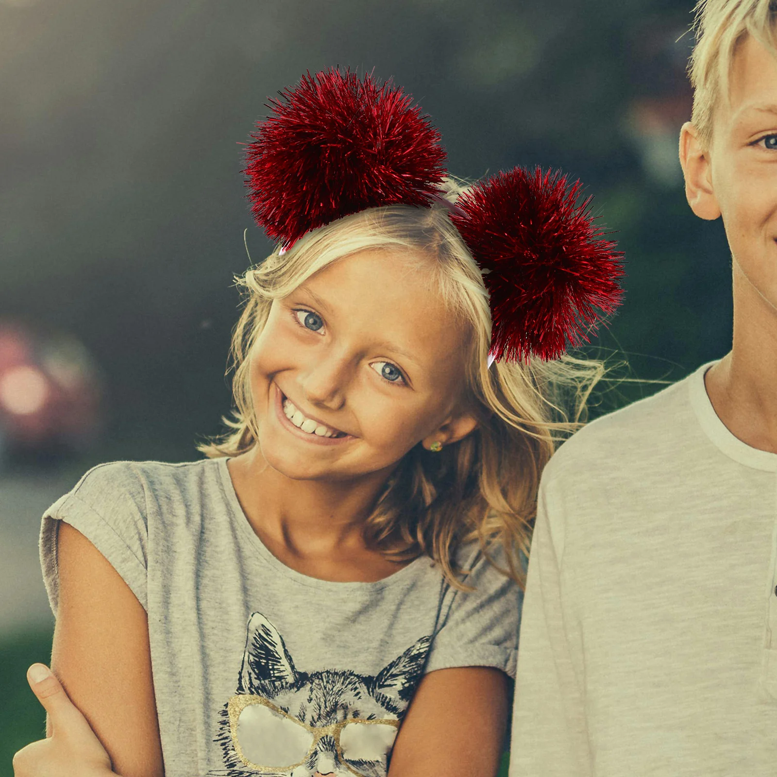 ที่คาดผมฟอยล์ประกายวิบวับ พู่ห้อยระยิบระยับ ลูกบอลดิสโก้ สำหรับงานปาร์ตี้เด็ก ชุดฮาโลวีน ที่คาดผมวิบวับสำหรับเด็กผู้หญิงตัวเล็ก