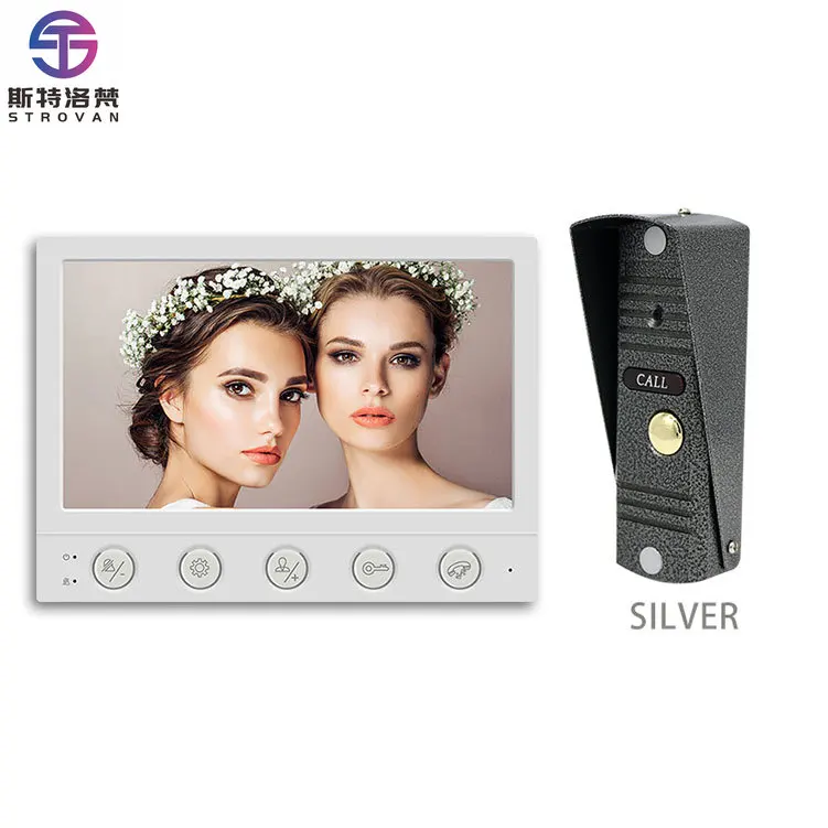 Smart Video Doorbell  for  Protection Two-way Audio Night Vision Cloud Storage Waterproof