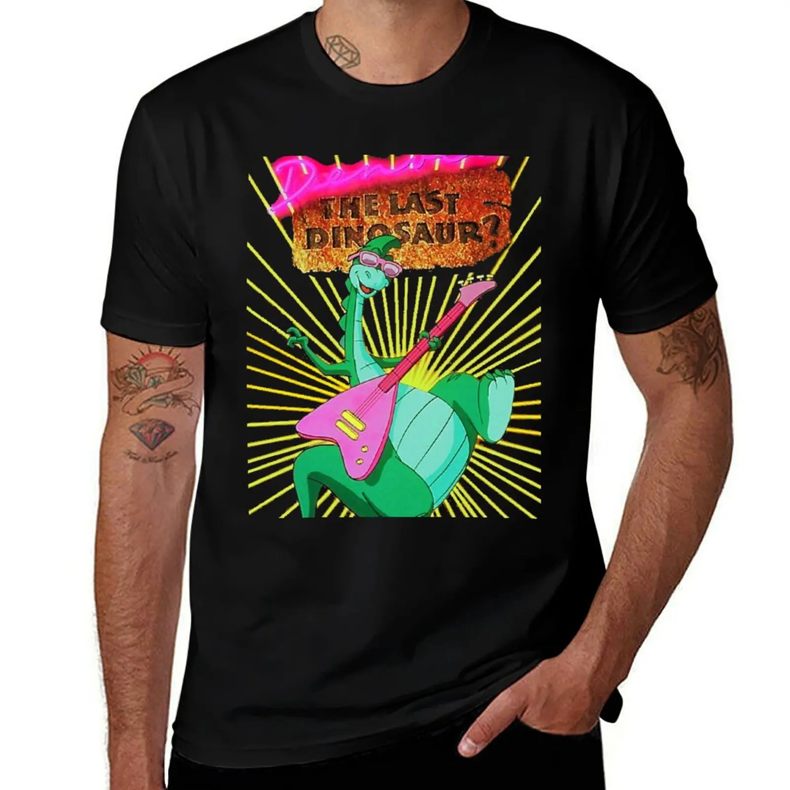 Denver the Last Dinasour T-Shirt Daily Casual Short Sleeve Tee Shirt T-Shirt