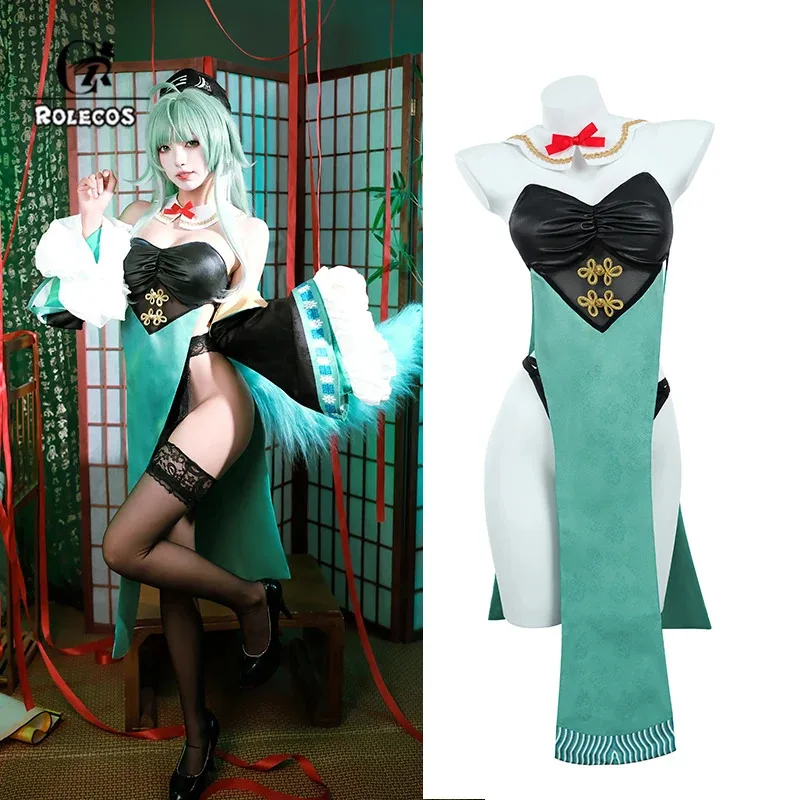 

ROLECOS Original Vampire Easter Huohuo Zombie Costume Cosplay Women Sexy Dress Zombie Girl Dress Halloween Party Gothic Outfit