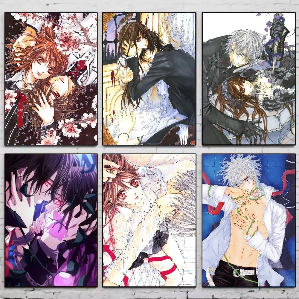 مصاص دماء نايت الكلاسيكية انمي ياباني ملصق ملصقات الفن جداريات حائطية ديكور لعبة غرفة ديكور الهدايا Kawaii HD اللوحة سيارات القط #1