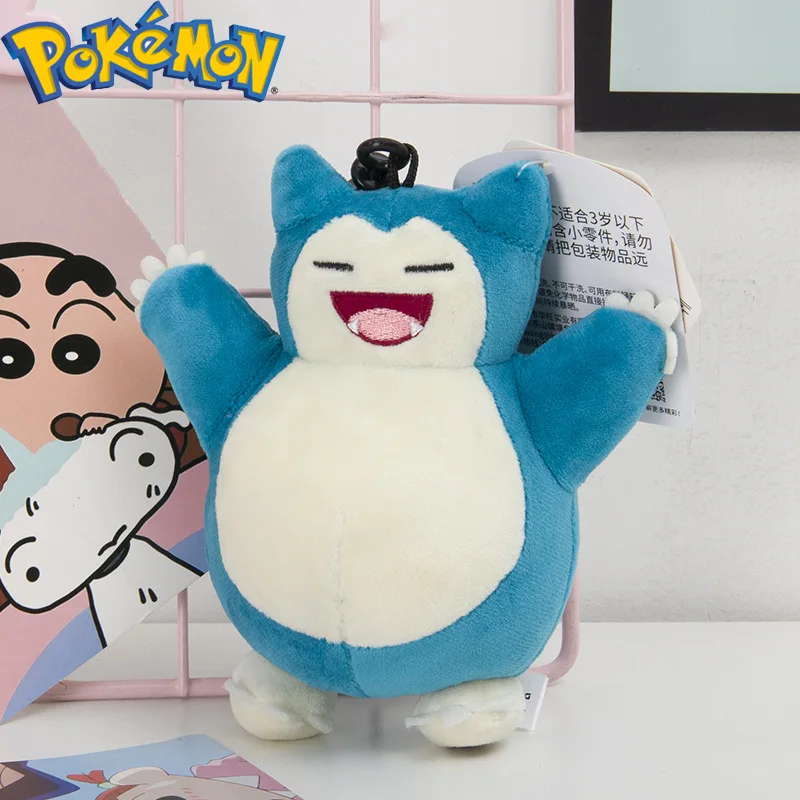 포켓몬 피카추 뮤 Squirtle Charmander Kawaii 플러시 장난감 펜던트 학교 가방 배낭 펜던트 열쇠 고리 작은 인형 생일 선물