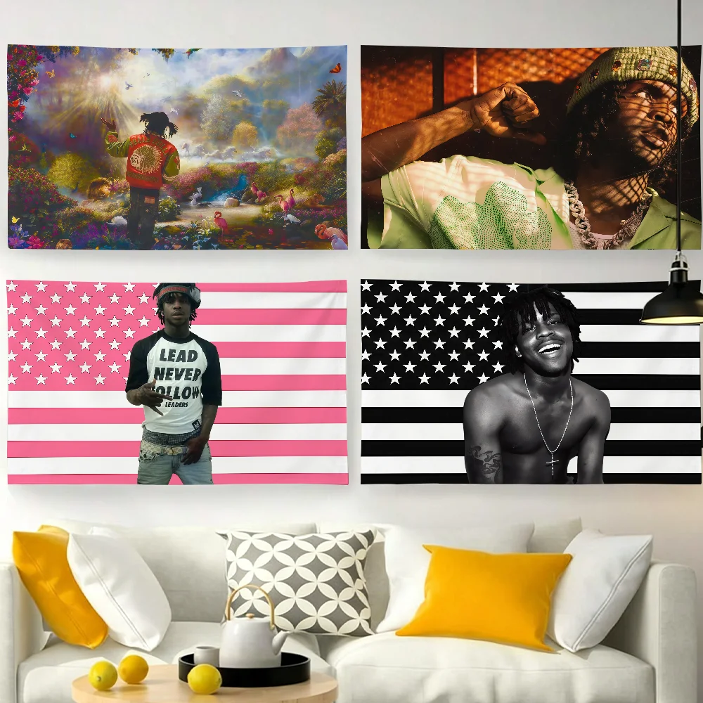American Rapper C-Chief K-Keef flag For Garden Party Living Room Home Wall Decor Banner Bedroom Outdoor Tapestry