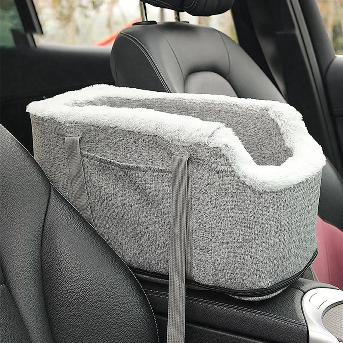 Automobile Pet Bed Car Center Console Car Bed Universal for All Seasons Dog Bed Outdoor Travel Cat Bag Pet Supplies