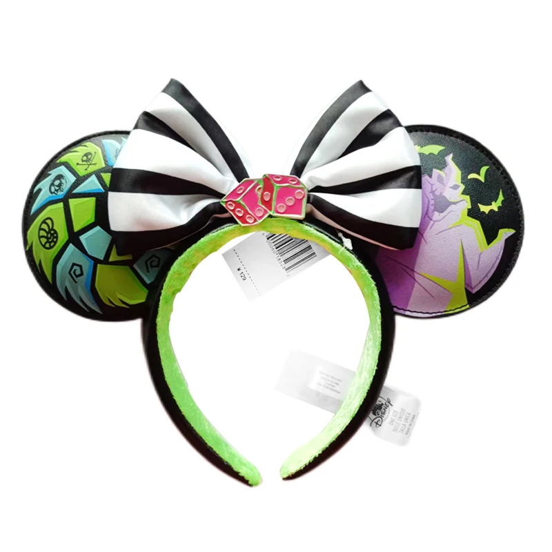 

Mickey Mouse Ear Headbands Ghost Hair Band Hearwear Halloween Christmas Birthday Party Decoration Cosplay Costume for Women Girl