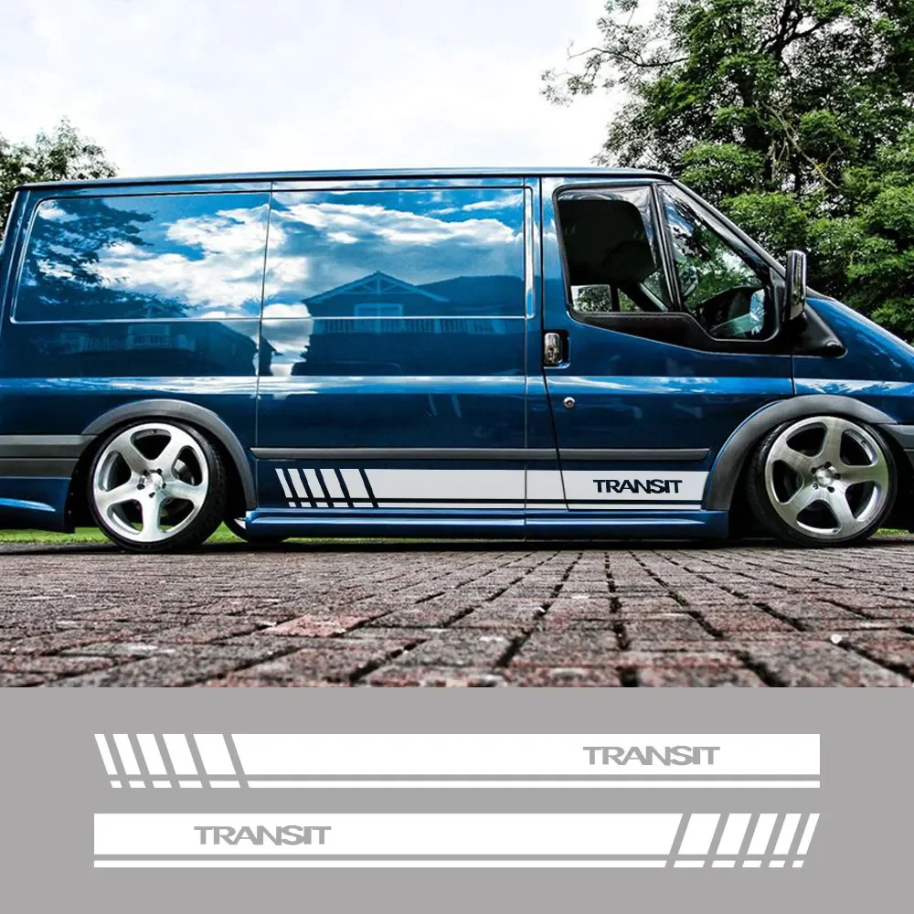 

Автомобильные графические полосы, наклейки для Ford Transit MK6 MK7, аксессуары для автотюнинга, автодом, кемпер, фургон, спортивные виниловые декоративные наклейки