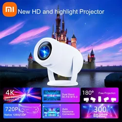 Xiaomi Magcubic 4K Wifi6 Projector Android 12 300 ANSI Dual WIFI Allwinner H713 BT5.0 1280*720P Portable Home Cinema Outdoor