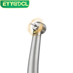 EYY Dental LED Light High Speed Handpiece 4/2 Holes Push Button Ceramic Bearing High Rotation Pens Dentist Tips Air Turbine